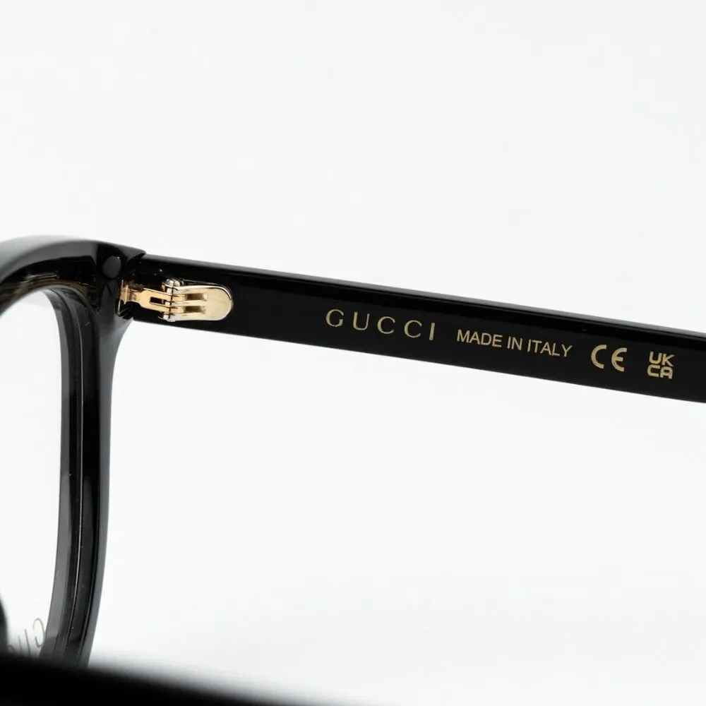 SALE! Gucci Women Eyeglasses Black Oval GG1687O 001 BRAND NEW
